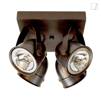 Lampa kierunkowa Authentage Comète na kwadratowej podstawie - duża