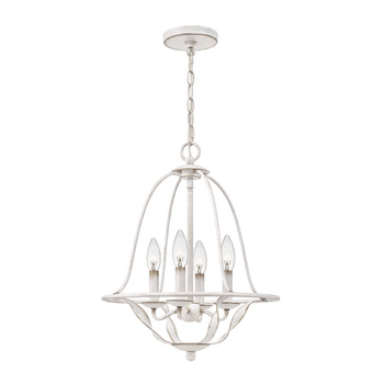 Lampa wisząca Bradbury - 4 źródła światła - Biały