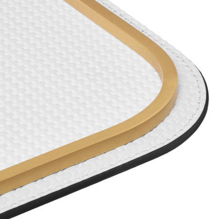 SKÓRZANA TACA ROSSINI - 31.5 x 21.5 x 1.5 CM - GIOBAGNARA - MY HONAY HOME