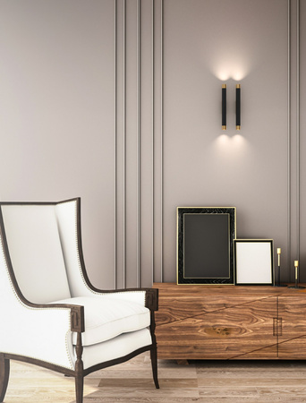 Kinkiet Q Parette Nero / Rose Gold Orlicki Design