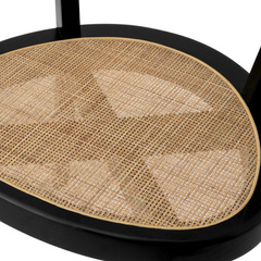 Krzesło do jadalni Eichholtz Alvear classic black finish