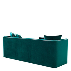 Sofa Eichholtz Dorchester ciemnoniebieski aksamit