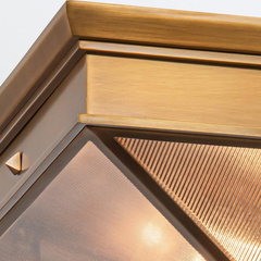 Plafon Cairo - 2 źródła światła - Vintage mosiądz