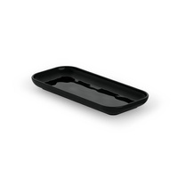 Taca Comb duża Decor Walther porcelanowa Czarna