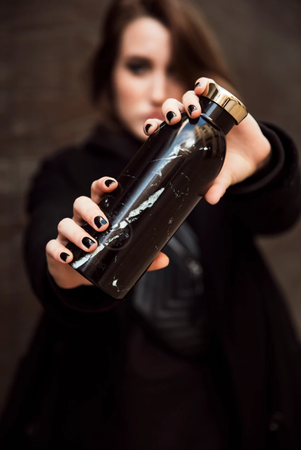 BUTELKA TERMICZNA CLIMA - MARBLE BLACK - 500 ML - 24BOTTLES - MY HONEY HOME