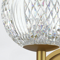 Kinkiet LED Marni - Naturalny mosiądz