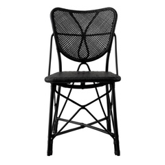 Krzesło do jadalni Eichholtz Colony matowy czarny