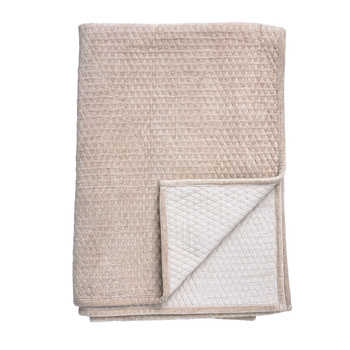 PLED FREYA - BEŻOWY - 135 x 260 CM - LENE BJERRE - MY HONEY HOME