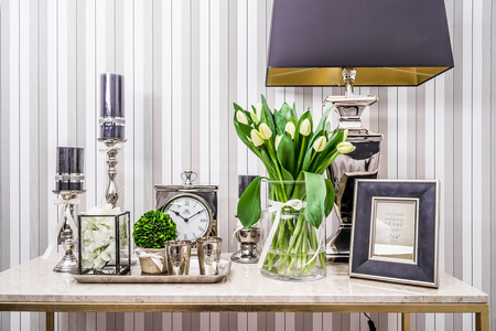 RAMKA NA ZDJĘCIE EDVARD - GRAFITOWA - 20,5X25,5CM - COTE TABLE - MY HONEY HOME