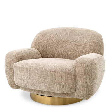 Krzesło obrotowe Eichholtz Udine lyssa sand