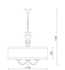 LAMPA WISZĄCA PREZYDENT - MY HONEY HOME