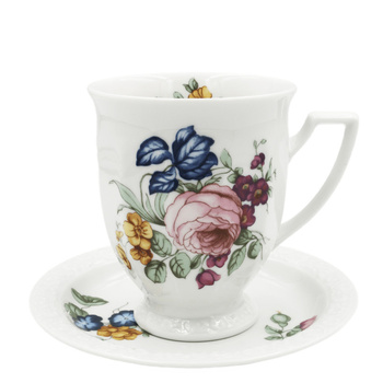 Kubek z podstawkiem Maria Flowers mot.5