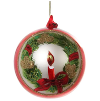 BOMBKA CHOINKOWA ŚWIECA - 10 CM - SHISHI – MY HONEY HOME