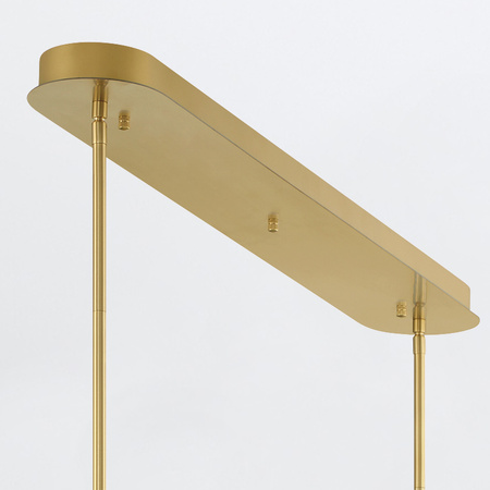 Lampa wyspowa Espada - Szczotkowane złoto