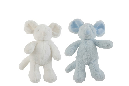 MYSZ PLUSZOWA - BIAŁA - 17,5CM - JOLIPA - MY HONEY HOME