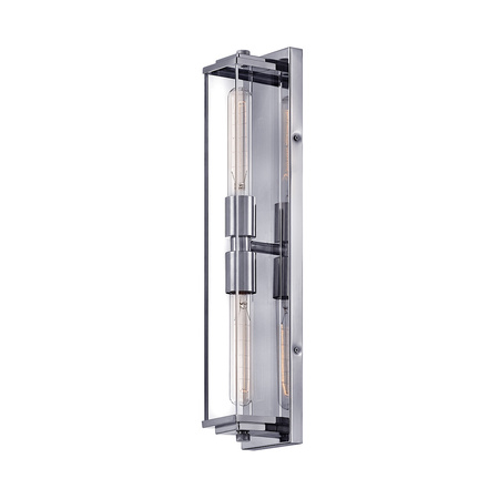 Kinkiet Henri - 2 źródła światła - Polerowany chrom