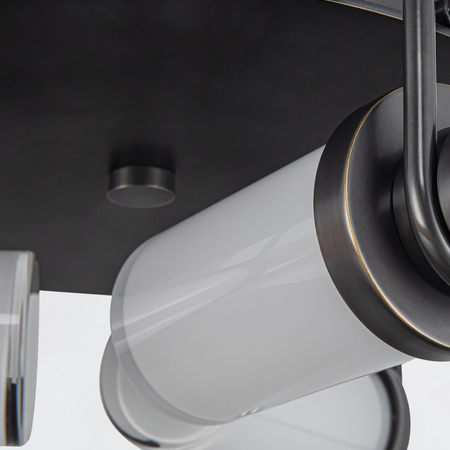 Plafon Wynwood - 3 źródła światła - Miejski brąz