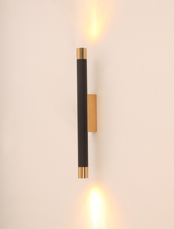 Kinkiet Q Parette Nero / Gold Orlicki Design