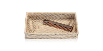 Taca Decor Walther kwadratowy Rattan jasny