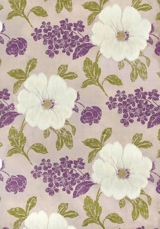 Tapeta RUE DE SEINE RUE DE SEINE EMBROIDERY  Printed Fabrics - Anna French - My Honey Home