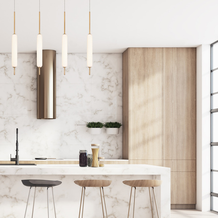 Lampa wisząca Cumberland - 1 źródło światła - Szczotkowane złoto