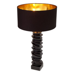 Lampa stołowa Eichholtz Lorieux bronze finish z abażurem