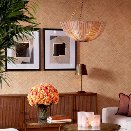 Grafika Creased Umber autor: Vanna Lam zestaw 2 szt Eichholtz