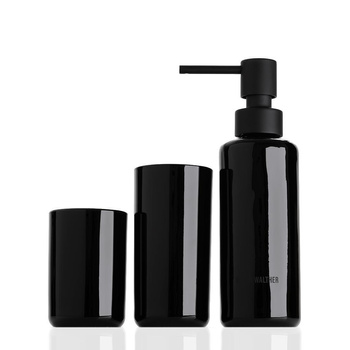 Glass set Decor Walther Czarny