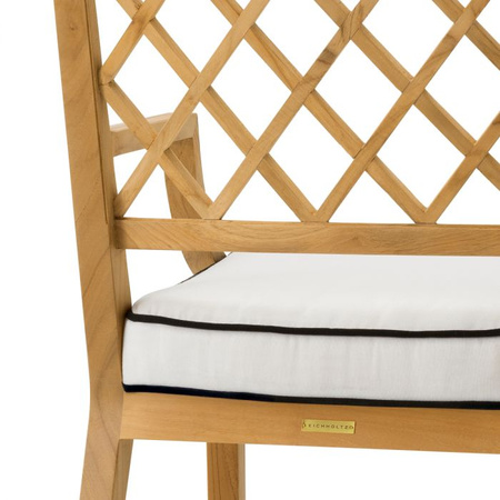 Krzesło ogrodowe jadalniane Eichholtz Paladium z podłokietnikami