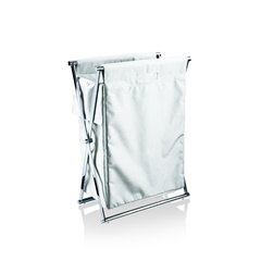 Kosz na pranie Decor Walther Chrom / Biały