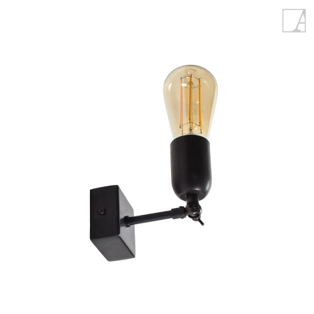 Lampa ścienna Authentage Filou na kwadratowej podstawie