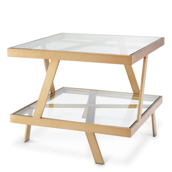 Stolik boczny Eichholtz Billinghurst Square brushed brass finish