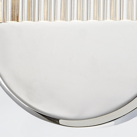 Średni kinkiet LED Palais - Polerowany nikiel