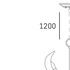 Lampa wisząca CANNES P22791BR