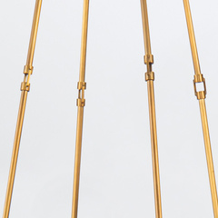 Żyrandol Cairo - 8 źródeł światła - Vintage mosiądz