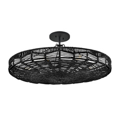 Lampa wisząca Ophelia - 6 źródeł światła - Czarny