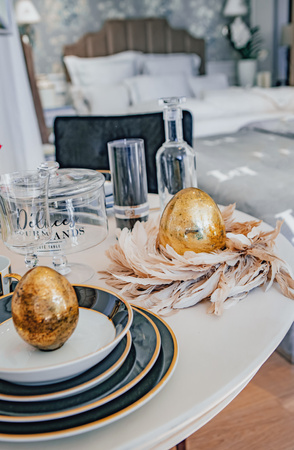 DEKORACJA ŚWIĄTECZNA WIANEK Z PIÓR SHISHI – MY HONEY HOME