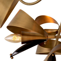 Żyrandol Eichholtz Corrientes antique brass finish