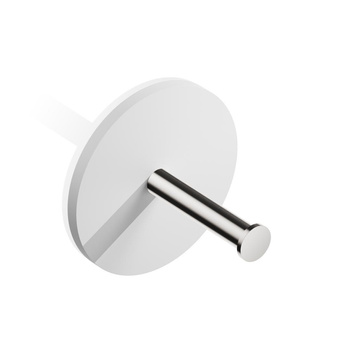 Uchwyt na papier toaletowy Decor Walther Biały mat / stal nierdzewna matowa