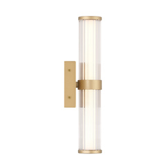 Mały kinkiet LED Fayton - Szczotkowane złoto