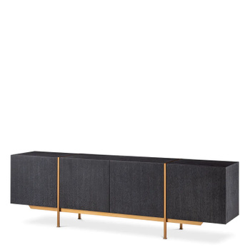 Komoda Eichholtz Bazilian charcoal grey oak veneer