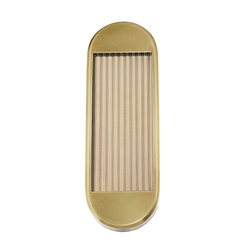 Średni kinkiet LED Palais - Vintage mosiądz