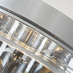 Plafon Whistling - 3 źródła światła - Polerowany chrom