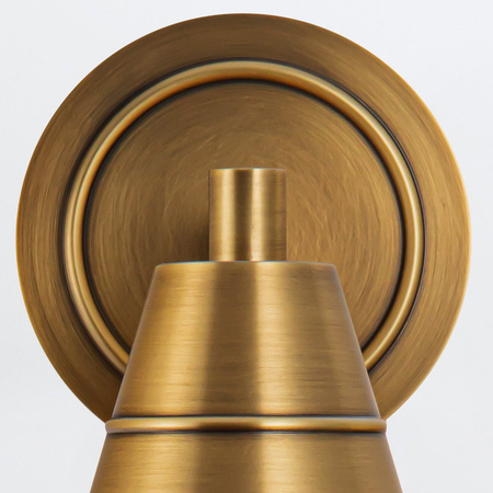 Kinkiet Willard - 1 źródło światła - Vintage mosiądz