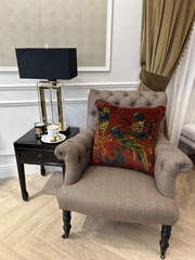 Fotel Walmer Tweed tkanina Ralph Lauren