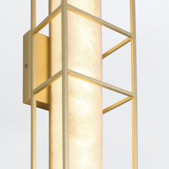 Duży kinkiet Blakley - 1 źródło światła - Szczotkowane złoto