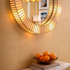 Lustro Monari antique brass finish Eichholtz