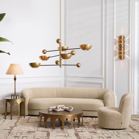 Dywan Eichholtz Limitless kość słoniowa brąz 200 x 300 cm