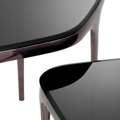 Stolik boczny Deacon black nickel finish