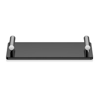 Taca Decor Walther chrom / czarny akryl